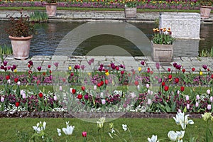 London. City. Kensington Gardens in spring. Kensington gardens one of the royal residences of british monar