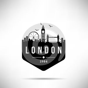 London City Modern Skyline Vector Template