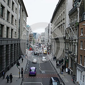 London city street scene