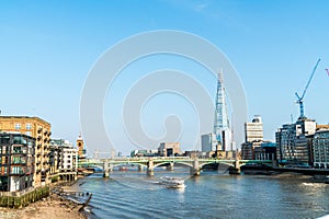 London City with Thames River