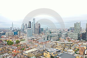 London Cityscape from the Air