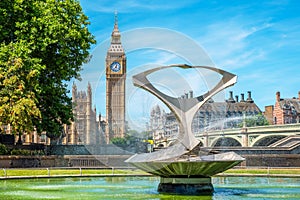 London cityscape with Big Ben. England