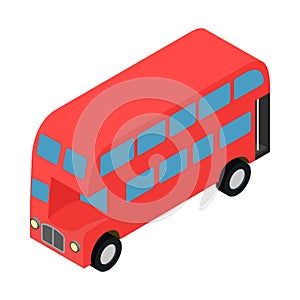 London double decker red busicon