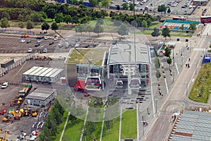 Emirates Air Line cable cars, London, England