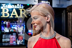 Waxwork statues of Nicole Kidman, Madame Tussauds waxwork museum