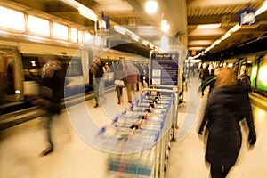 London Euston train station