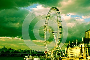 The London Eye, London, England.