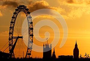 London Eye in London