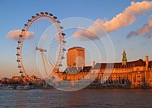 The London Eye in London