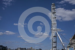London - The London Eye from a side.