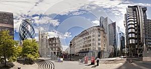 London financial district