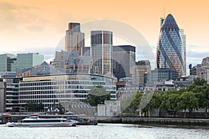 London Financial Hub atevening