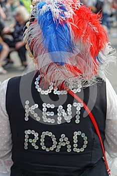 Pearly Kings and Queens dress and hat