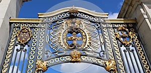 London, Great Britain -May 23, 2016: gates of Buckingham palace