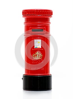 London iconic post box letter