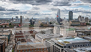 London Icons, Tate Modern, Millennium Bridge , River Thames photo