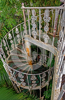 London, kew gardens: victorian staircase photo