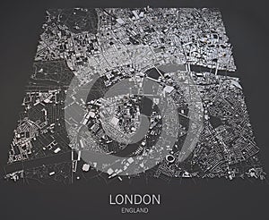 London map satellite view