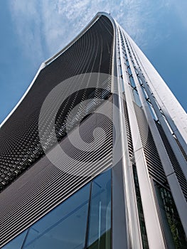 London microphone skyscraper building fecnchurch street with the skygarden