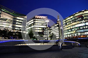 London with modern offices, England