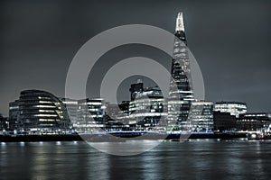 London at night