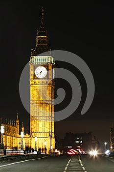 London Night view, include Big Ben