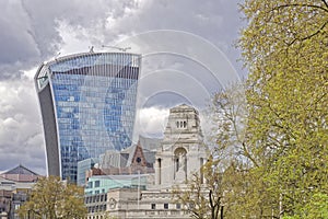 London, old and new photo