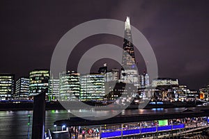 London over Thames River.Great Britain.