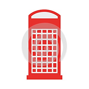 London phone cab isolated icon