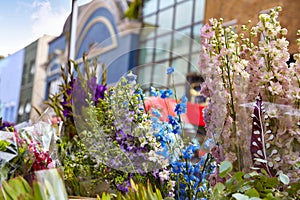 London Portobello road Market flowers in UK