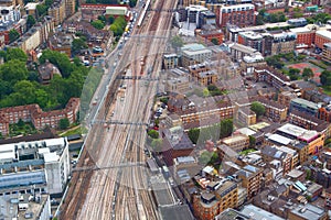 London railway line photo