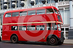 London Red Bus traditional old