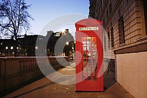 London Red Phone Booth