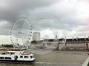 Londons eye landmark