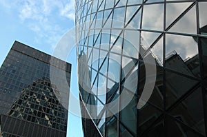 London's Gherkin Skyscraper II