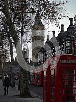 Londons landmarks for postcard