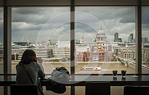 London's panorama from Tate Modern photo