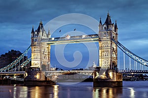 London's Tower Bridge, UK