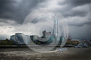 London shard and city hall photo