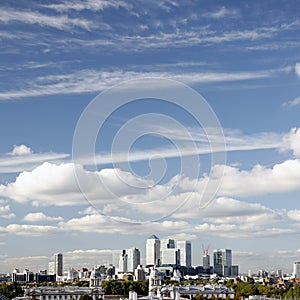 London Skyline, Canary Wharf