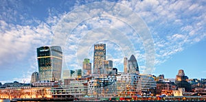 London skyline - cityspace, England