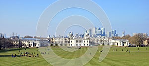 London Skyline seen from Greenwich Park