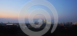 London Skyline seen from Greenwich Park