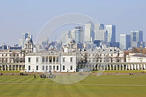 London Skyline seen from Greenwich Park