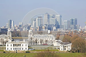 London Skyline seen from Greenwich Park