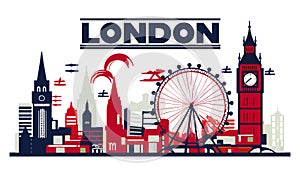 London Skyline Vector Illustration