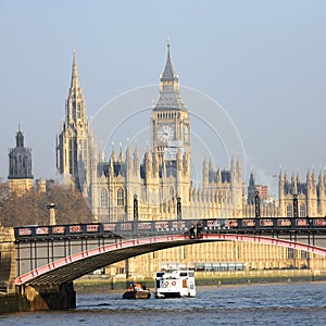 London skyline, Westminster Palace