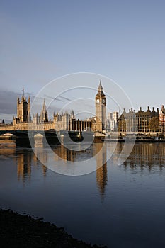 London skyline, Westminster Palace