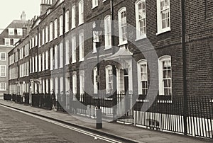 London street georgian houses