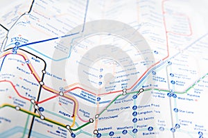 London subway map